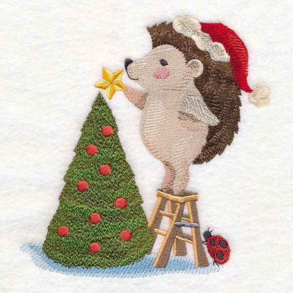 Woodland Christmas Party - Hedgehog - Image 4