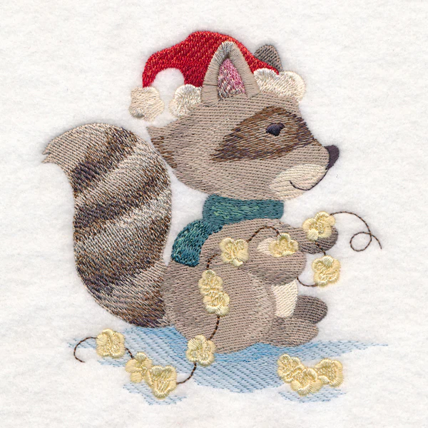 Woodland Christmas Party - Raccoon - Image 2