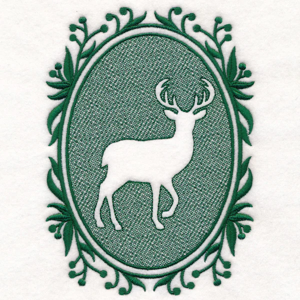 Woodland Deer Cameo (Embossed) - Image 5