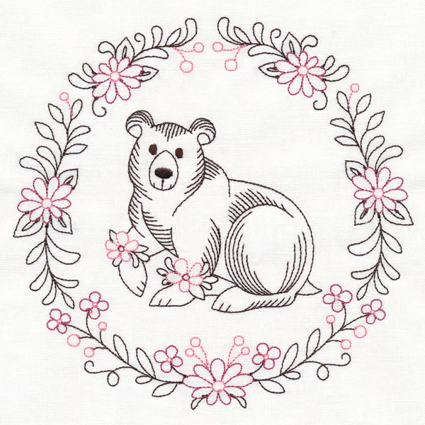 Woodland Flower Friends - Bear - Image 2