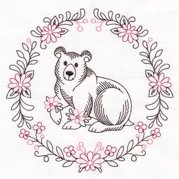 Woodland Flower Friends - Bear - Image 3