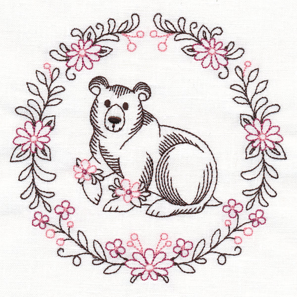 Woodland Flower Friends - Bear - Image 4