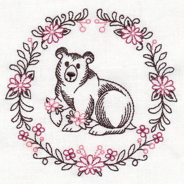 Woodland Flower Friends - Bear - Image 5