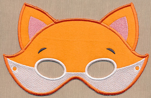 Woodland Fox Mask - Large (In-the-Hoop) - Image 2