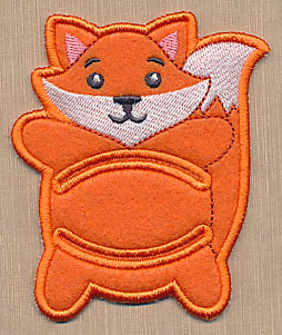 Woodland Fox Napkin Holder (In-the-Hoop) - Image 2