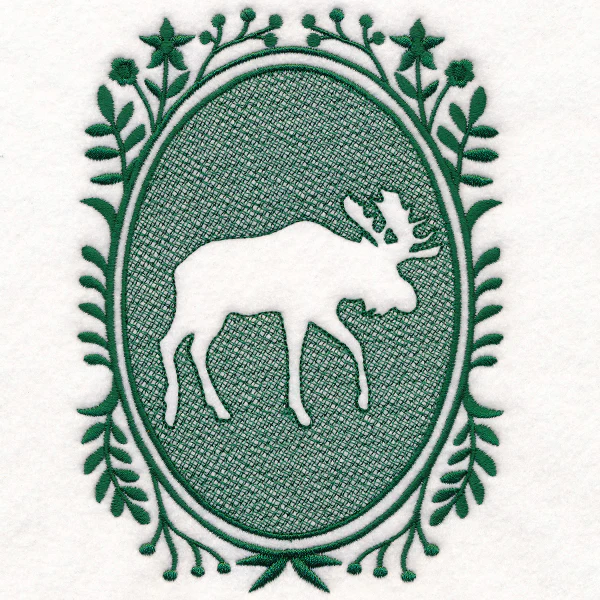 Woodland Moose Cameo (Embossed) - Image 5