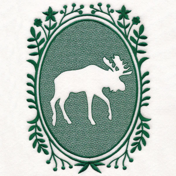Woodland Moose Cameo (Embossed) - Image 7