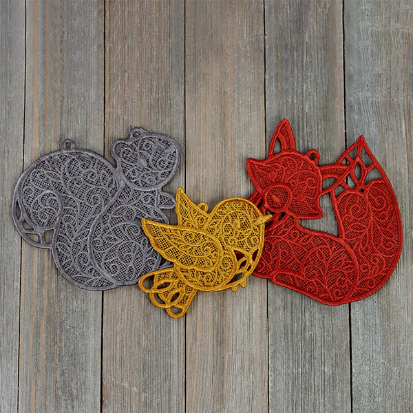 Woodland Treasures - Fox (Lace) - Image 6