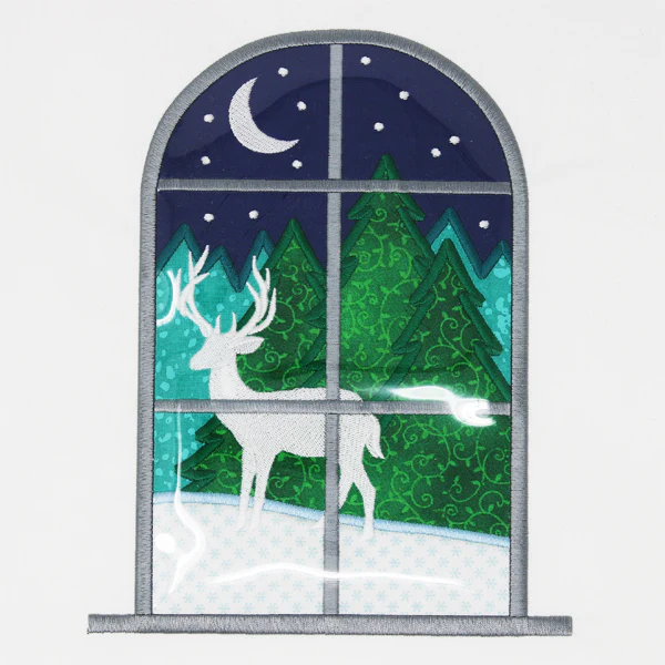 Woodland Window Scene (Vinyl Applique) - Image 4