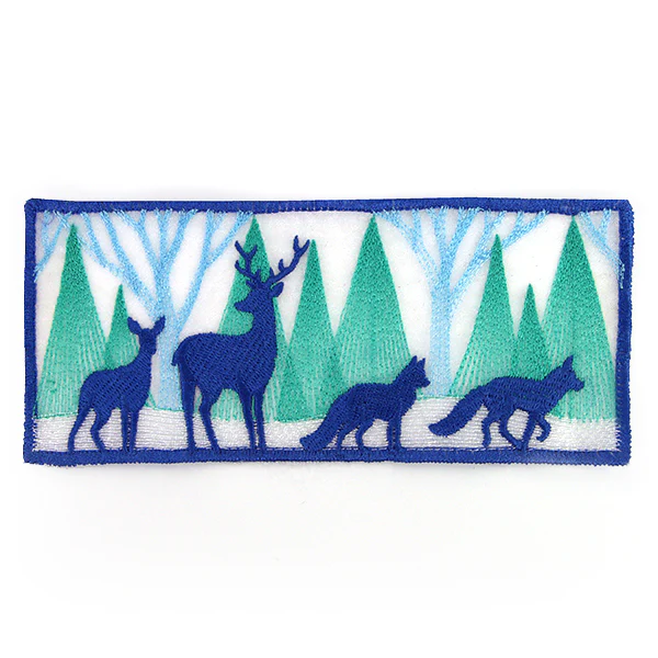 Woodland Winter Scene Votive Wrap (Organza) - Image 7