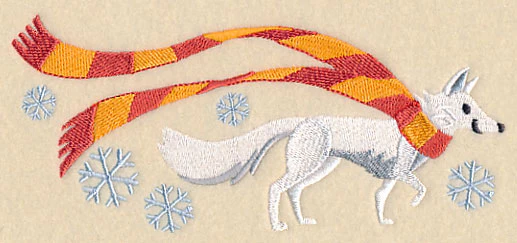 Wrapped Up in Winter Arctic Fox - Image 4