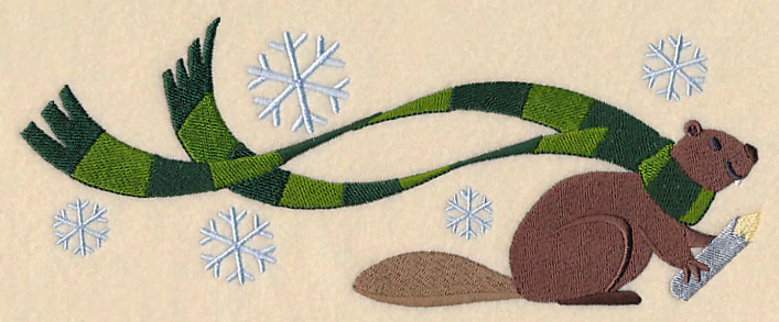 Wrapped Up in Winter Beaver - Image 2