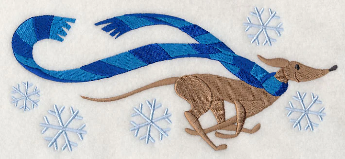 Wrapped Up in Winter Greyhound - Image 2