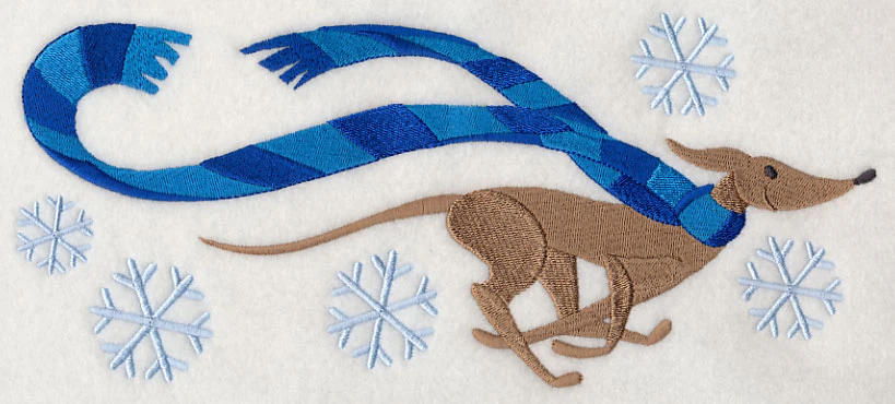Wrapped Up in Winter Greyhound - Image 5