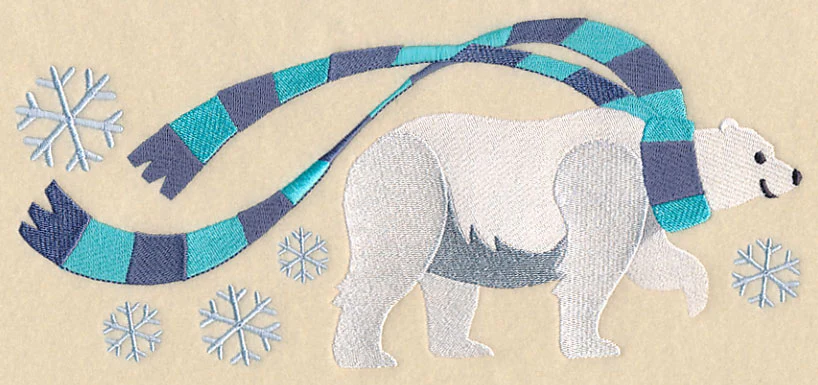 Wrapped Up in Winter Polar Bear - Image 5