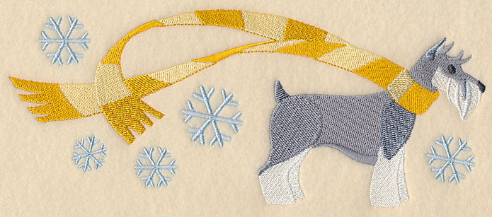 Wrapped Up In Winter Schnauzer - Image 2
