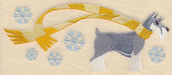 Wrapped Up In Winter Schnauzer - Image 3