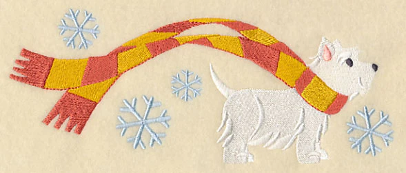 Wrapped Up In Winter West Highland Terrier - Image 3