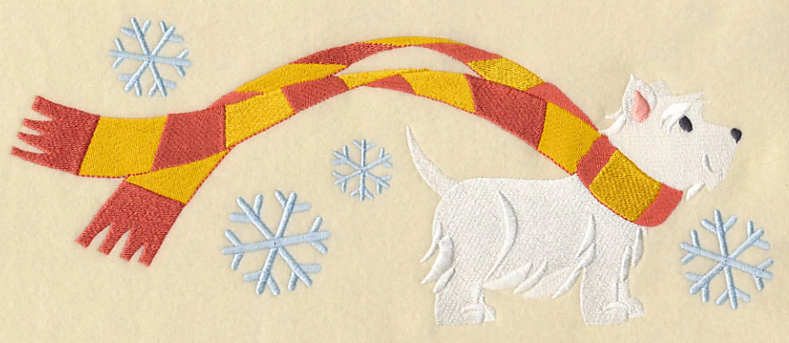 Wrapped Up In Winter West Highland Terrier - Image 5