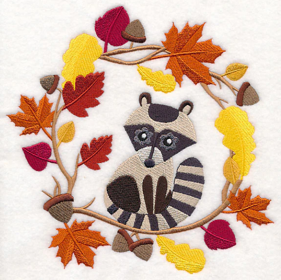 Wreathed in Autumn Raccoon - Image 6