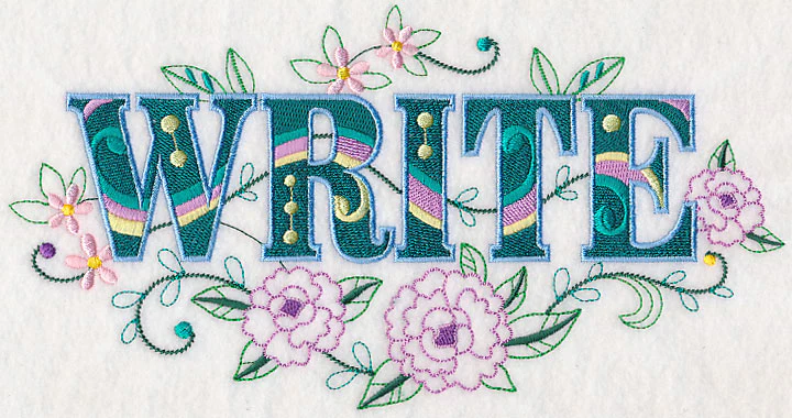 Write with Vintage Flower Fade - Image 5