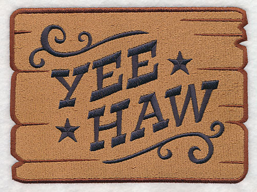Yee-Haw Wooden Sign - Image 3