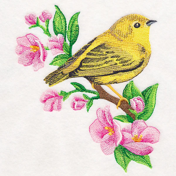 Yellow Warbler in Watercolor - Image 3