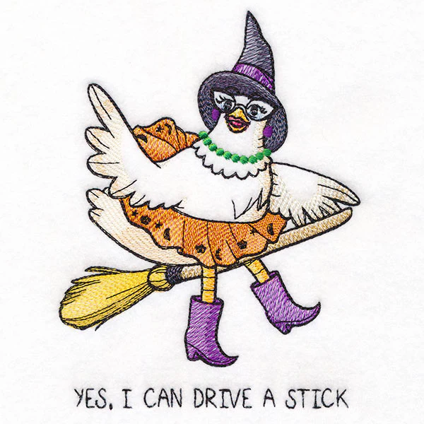 Yes I Can Drive a Stick Chicken - Image 3