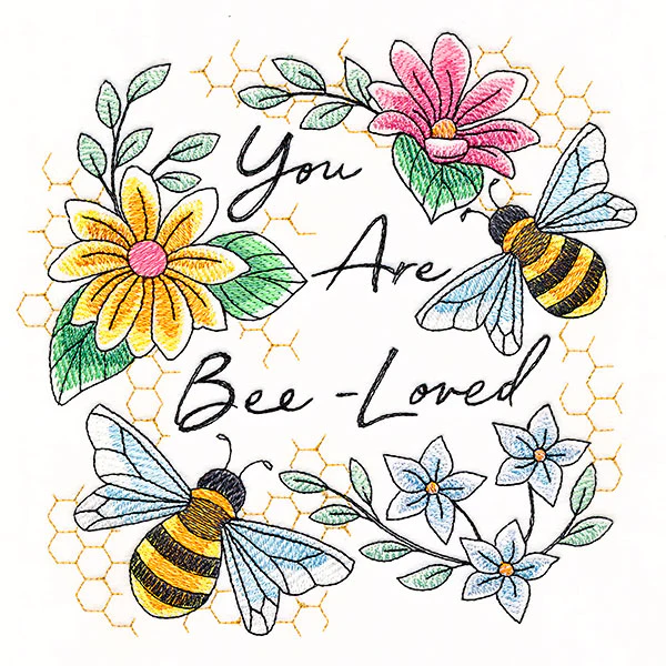 You Are Bee-loved Wreath - Image 3