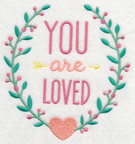 You Are Loved Wreath - Image 3