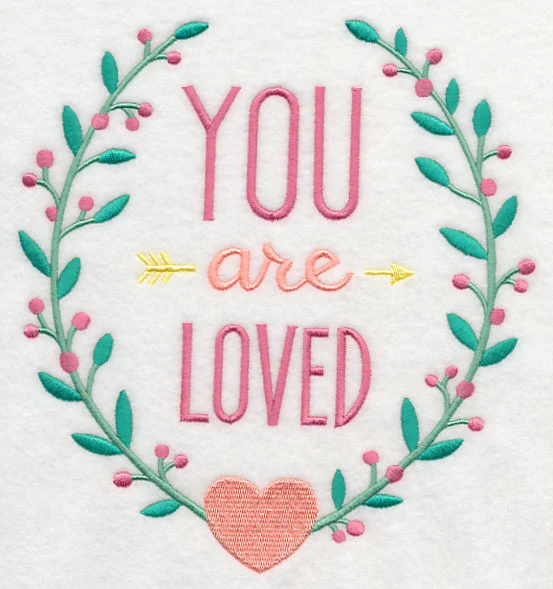 You Are Loved Wreath - Image 6