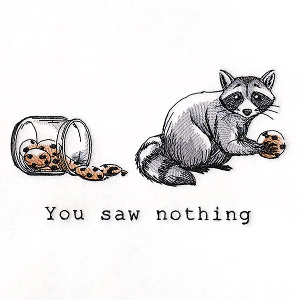You Saw Nothing Raccoon - Image 4