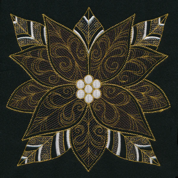 Yuletide Glamour Poinsettia - Image 6
