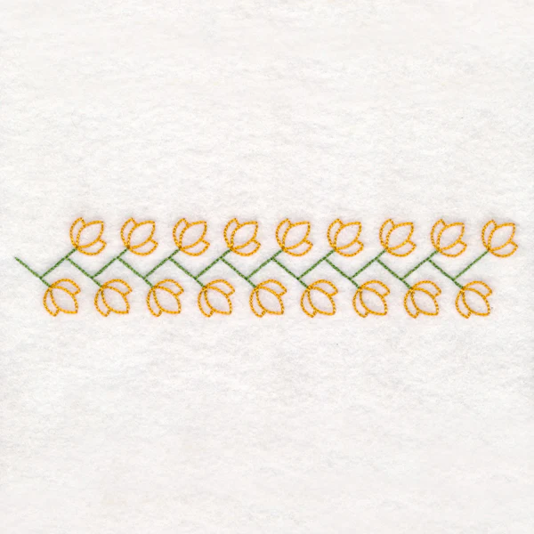 Zigzag Floral Border (Vintage)