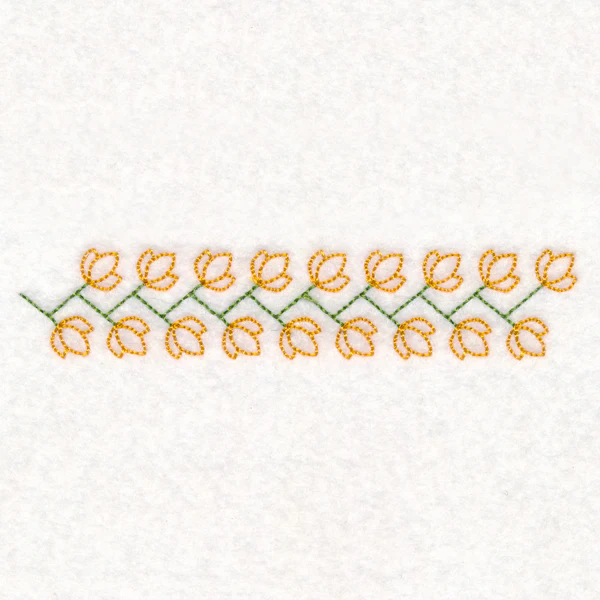 Zigzag Floral Border (Vintage) - Image 4