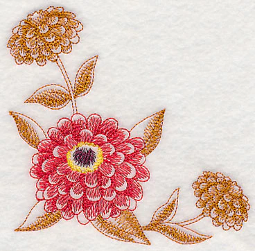 Zinnia Corner (Toile) - Image 2
