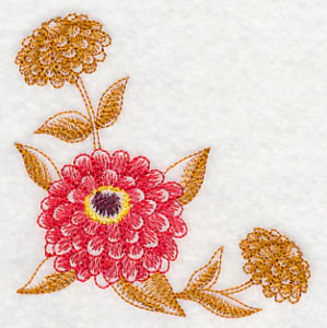 Zinnia Corner (Toile) - Image 3
